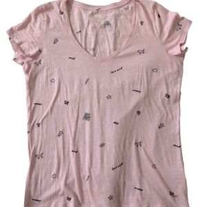 PINK Victoria’s Secret GRL PWR - Girls Rule - Cotton Pink Tee Size M Barbie